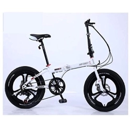 WEHOLY Folding Bike WEHOLY Bicycle Travel Folding bicycle 20 inch lightweight women's adult bicycle ultra light portable student speed bicycle