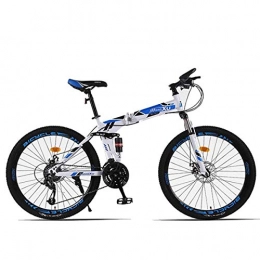 WEHOLY Bike WEHOLY Folding 26" 27-Speed Folding Mountain Trail Bicycle, Compact Commuter Bike, Drivetrain for Adult, YouthBoys and Girls, 11, 27Speed