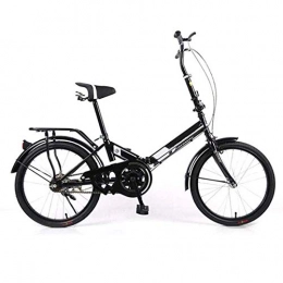 WLGQ Bike WLGQ 20 Inch Lightweight Alloy Folding City Bike Bicycle, 6 Speed Variable Speed Shock Absorber Bicycle Portable Folding Bicycle