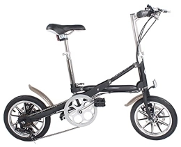 WSJYP Folding Bike WSJYP Folding Bicycle, Folding Car 14 Inch Bicycle, Male And Female Children Bicycle, Student Bicycle, variable speed