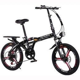 XHLLX Folding Bike XHLLX 20 Inch Folding Variable Speed Mountain Bike, Adult Student Damping Speed Folding Bikes Bicycle, for Teens And Adults, B
