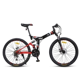 Xilinshop Bike Xilinshop Outdoor bike Mountain Bike Off-road 24 Variable Speed Foldable Soft Tail Bicycle Ultra Light Portable Bicycle Beginner-Level to Advanced Riders