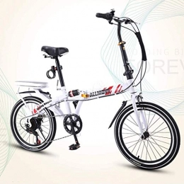 XIN Bike XIN Folding Mountain Bike Bicycle 7 Speed Variable Speed Adult Student Cycling 16 / 20in Ultra-light Portable Folding Bike for Men Women Lightweight Folding Casual Damping Bicycle
