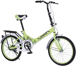 XXXVV Mountain Bike for Teens Adult 7 Speed Gears Folding Outroad Bike 20 inch Dual Disc Brake Bicycle Ship,Green