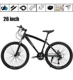 XYQCPJ  XYQCPJ Mountain Bikes, 24 / 26 Inch Portable Folding Variable Speed Bicycle Double Disc Brake Safety Non-Slip Double Shock Absorption Comfortably Durable Suitable For Daily Travel
