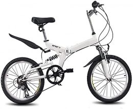 JIAWYJ Folding Bike YANGHAO-Adult mountain bike- 20inch Folding Mountain Bike, 6 Variable Speed Bicycle Road Bike Male Female Cycling Folding Bicycle Variable Speed Bike, for Urban Environment and Commuting To and From Get