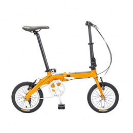 YANXIH Bike YANXIH 14" New Folding Children Adult Shopper City Bicycle Bike Free InstallationRecommended Height 130-188cm, 9kg(Color:A)