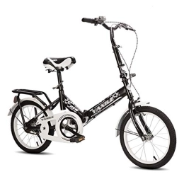 YICOL Folding Bike YICOL Urban Single Speed Folding Bike, Adult Folding Bike, 20-inch Wheels, Black / White / Blue / Pink