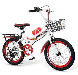 YISHENG Bike YISHENG Mountain Bike 7 Speed Shift, 22-inch Wheel Folding Bike, Strong Absorption Capacity, 150 Cm Long, Suitable For Urban Travel And Travel, Many Colors(Color:Red and white)