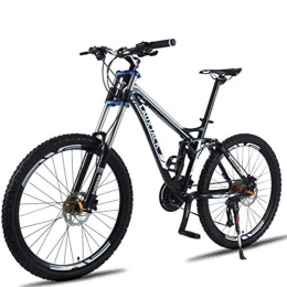 YOUSR Folding Bike YOUSR 26 Inch Aluminum Alloy Frame Mountain Bike, Unisex Commuter City Hardtail Bicycle Black 24 speed