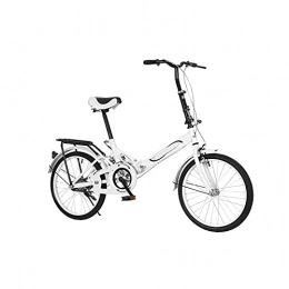 YUANWEIWEI Folding Bike YUANWEIWEI Adult Folding Bike，20-in Mini Compact Bicycle，High Tensile Steel Lightweight Bike，for Men Women And Teens