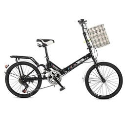 YUEXIN Folding Bike YUEXIN 20 Inch Folding Bicycle Folding Mountain Bike Student Folding Bicycle fold up bikesMen and Women Universal Folding Variable Speed Bicycle shockabsorption Bicycle