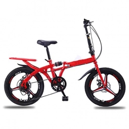 YUN&BO Bike YUN&BO Folding Bikes, Portable Dual Disc Brakes Variable Mountain Bike Bicycles, Snow Bicycles for Outdoor Cycling Travel Work Out and Commuting, S