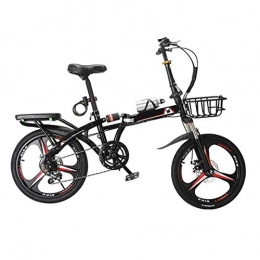 YUN&BO Bike YUN&BO Mountain Bike, Folding Children Bicycles Men And Women Commuting Cycling, Shock Absorption Off-Road Bicycle for Outdoor Travel (20 Inch)