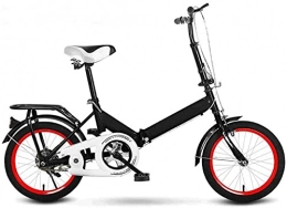 YUNLILI Bike YUNLILI Multi-purpose PING Bicycle Folding Bike for Adult Bicycle Ultralight Carbon Steel 16 Inch Kids Bicycle