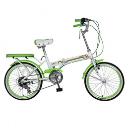 Yunyisujiao Bike Yunyisujiao Bicycle Folding Bicycle Unisex 20 Inch Small Wheel Bicycle Portable 7 Speed Bicycle (Color : BLUE, Size : 150 * 30 * 65CM)