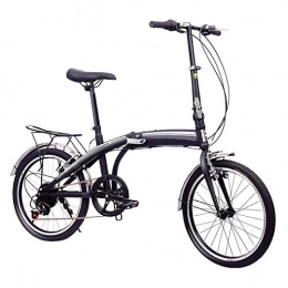 Yunyisujiao Bike Yunyisujiao Compact Bicycle Urban, 20in Suspension Folding Bike, 6 Speed Foldable Bike Lightweight, For Men Women Lightweight Folding Casual Bicycle