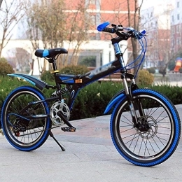 YWSZJ Bike YWSZJ Folding Bicycle, 18 Inch Children'S Variable Speed Mountain Bike, LightWeight Mini Folding Bike (Color : C)