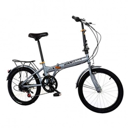 ZCPDP Folding Bike ZCPDP Mountain Bike Folding Bike Bicycle Thick Tire 20 Inch Variable Speed Folding Bicycle Adult Travel Folding Bicycle Bike