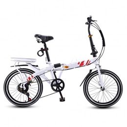 ZHEDYI Bike ZHEDYI 16in Adult Womens Bike Folding Bike, Cruiser Bicycle, 7-speed Compact Bikes, Mountain Bike，hybrid City Bicycles for Students, Office Workers, And Urban Commuters