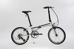 ZiZZO Bike ZiZZO Liberte 23lb Lightweight Aluminum Alloy 20-Inch 8-Speed Folding Bicycle with Quick Release Wheels (Sliver / Black)