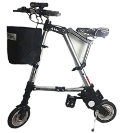 ZLYJ  ZLYJ Adult Folding Bike, 8" Wheel Folding Bike Ultra-Light Portable Unisex Urban C, 8inch