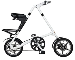 ZLYJ Bike ZLYJ Mini Folding Bicycle 16 "Dual Disc Brakes Folding City Bike Wheel Aluminum Frame C, 16inch