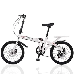ZSMLB Bike ZSMLB Adult Road Bikes Mountain Bikes20in Folding Bikes for Adult 7 Speed ?City Folding High Tensile Leisure Lightweight Aluminum Mini Compact Bike Urban Commuters Outdoor Bikes for Men Wome