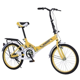 ZSMLB Bike ZSMLB Adult Road Bikes Mountain Bikes20in Folding Bikes for Women City Compact Suspension Bike Adult Students Ultra-Light Portable Women's City Mountain Cycling Bicycles V Brake with Comfort