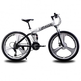 ZWPY Folding Bike ZWPY Foldable Mountain Bike, Outroad Bicycles, MTB Bicycle, 27 Speed, 26 Inches Wheel, Dual Disc Brake Folding Bike, for Endurance Training