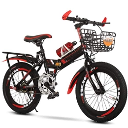 Zxb-shop Bike Zxb-shop Folding Bikesc 7-15 Years Old Student Folding Bicycle Mountain Kids Pedal Bicycle is Convenient to Put in the Trunk foldable bicycle (Size : 22in)