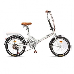 ZYD Folding Bike ZYD Folding Bike for Adults Men and Women 6 Speed Lightweight Mini Folding Bike with V Brake
