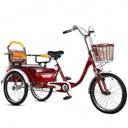 Zyy Bike zyy Adult Tricycle 3 Wheel Bikes for Adults 20 Inch 1 Speed Size Cruise Bike Foldable Tricycle with Basket for Adults Large Size Basket for Recreation Shopping Exercise