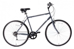 Ammaco Bike Ammaco. Professional Premium Mens 700c Wheel Hybrid City Town Commuter Bike 6 Speed Grey 18" Frame