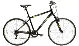 Abaseen  Challenge 28 inch Wheel Size Mens Hybrid Bike Hybrid Bike | Black Steel Frame | Power SFT-40 Shifters | Adjustable Seat & Handlebars | Minimal Assembly