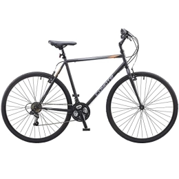 Coyote  Coyote ABSOLUTE Gent's HYBRID Bike With 700C Wheels 18-Inch Steel Frame, 18 speed Sunrun Gearing, V-Brake, Black Colour
