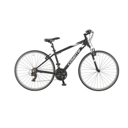 Coyote  Coyote URBAN Gents's Hybrid Bike With 700C Wheels 17.5-Inch Frame, 18-Speed Shimano Gearing & Shimano EZ Fire Shifters, V-Brake, BLACK Colour