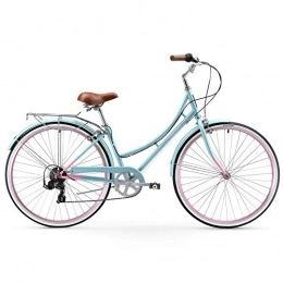Firmstrong Women's Mila Hybrid Bicycle, Baby Blue, Medium