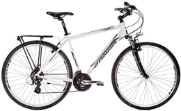 GANNA Hybrid Bike Ganna Men & Women Hybrid Bike - 24s - (Black)