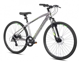 Giordano Unisex's Brava Hybrid Bike Bicycle, Silver, S