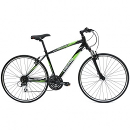 HEAD Revive XSM 700C Hybrid Road Bicycle, Black/Green, 22-Inch/X-Large
