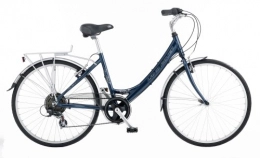 Land Rover Bike Land Rover Aspen Womens Traditional Equipped Hybrid - Dark Blue, 15 Inch