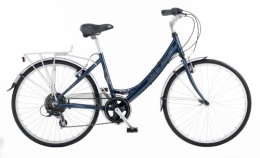 Land Rover Bike Land Rover Aspen Womens Traditional Equipped Hybrid - Dark Blue, 17 Inch