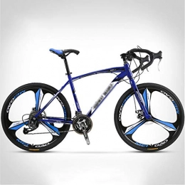 N\A Bike  ZGGYA Adult Hybrid Bike, Mens Bike 27-speed Bicycle, Double Disc Brake, High Carbon Steel Frame, 26 Inch Road Bike Bycicles Hybrid