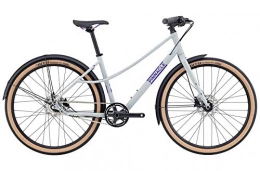 Pinnacle Hybrid Bike Pinnacle Chromium 2 2019 Womens Urban Hybrid Bike with Mudguards Light Grey Tall