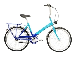 Raleigh Hybrid Bike Raleigh - HOP24T - Hoppa 24 Inch Unisex Hybrid Bike in Blue / Teal One Size