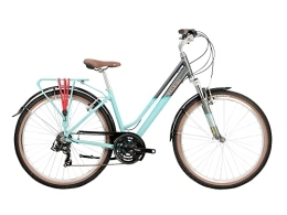 Raleigh  Raleigh - PTR15WT - Pioneer Trail 27.5 Inch 21 Speed Women's Hybrid Bike in Aqua / Silver Size Small