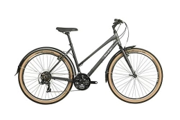 Raleigh Bike Raleigh - STA19WT - Strada 650b 21 Speed Women's Hybrid Bike in Black / Grey Size Large