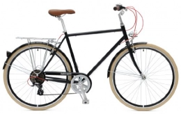 Retrospec Bike Retrospec Bicycles Diamond Frame Sid-7 Hybrid Urban Commuter Road Bicycle, Black, Large / 55cm