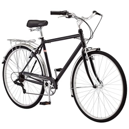 Schwinn Hybrid Bike Schwinn Wayfarer Hybrid 700C Wheel Bicycle, Black, 18" / Medium